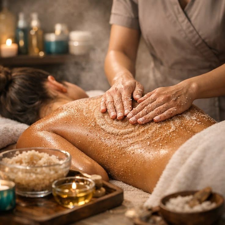 Luxury body scrub