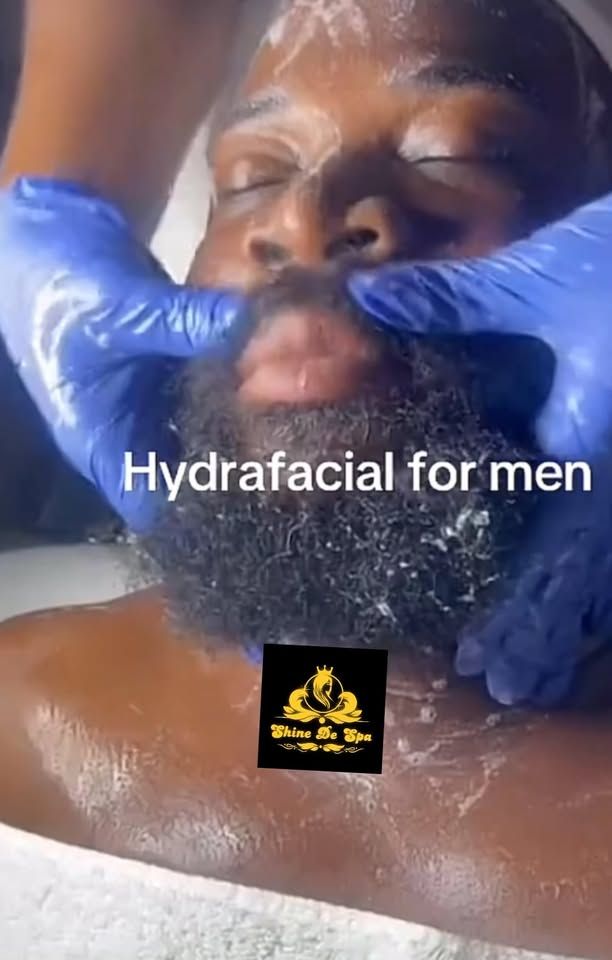Hydrafacial for Men at Shine De Spa, luxury spa in Ikeja Lagos